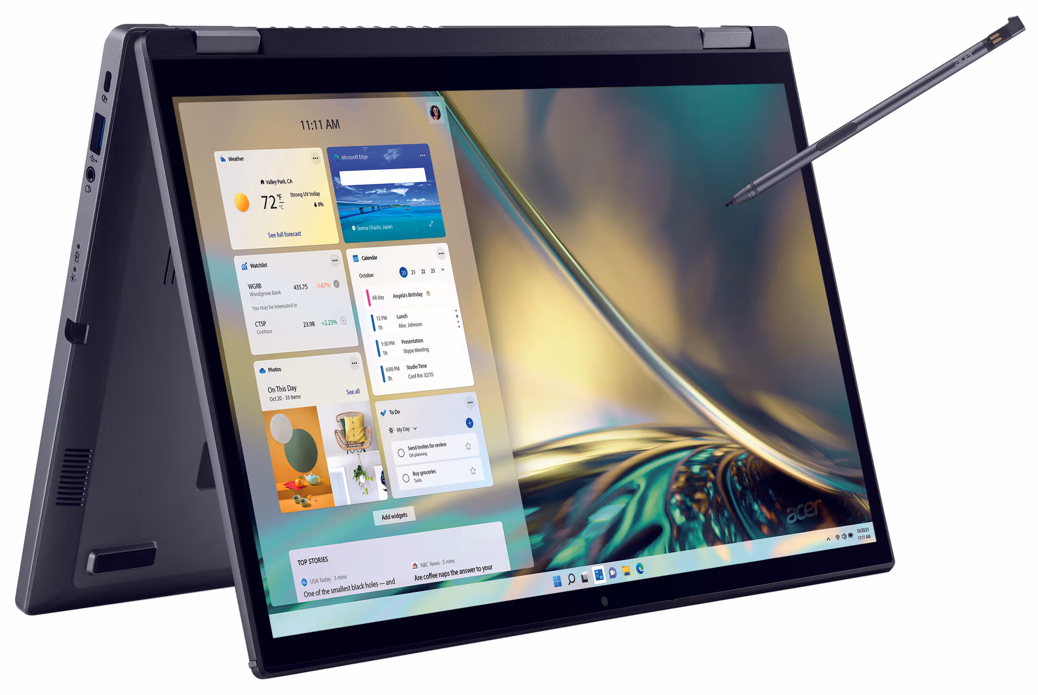 ACER Convertible Laptop Aspire 5 Spin A5SP14-51MTN-7925 inkl. Active Stylus Pen 14", Intel Core i7, 32 GB RAM, 1024 GB SSD 14" Convertible Notebook