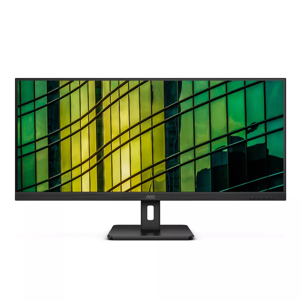 AOC - U34E2M Computerbildschirm 86,4 cm (34") 3440 x 1440 Pixel Wide Quad HD Schwarz, Schwarz