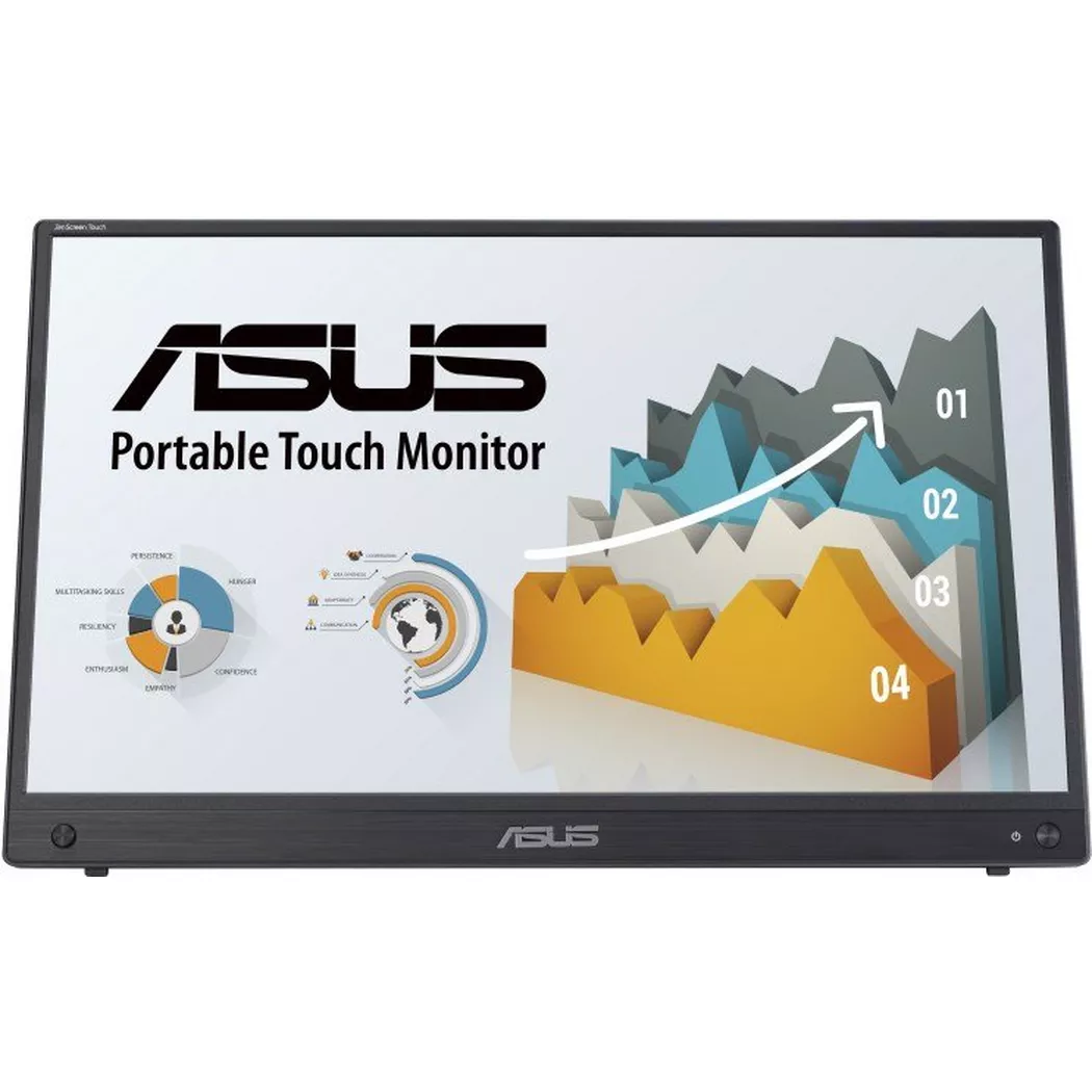 ASUS - ZenScreen Touch MB16AHT (16", Full HD), Schwarz, 40 x cm