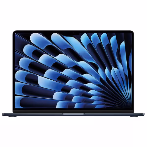 Apple MacBook Air 2024 [15", M3 Chip, 16 GB RAM, 256 GB SSD, 10-Core GPU, Midnight, MC9G4SM/A] – Midnight