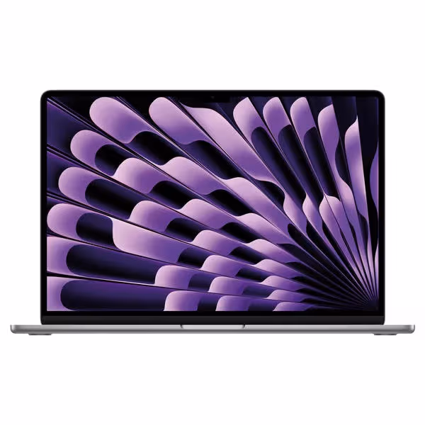 Apple MacBook Air 2024 [15", M3 Chip, 16 GB RAM, 256 GB SSD, 10-Core GPU, Space Grey, MC9D4SM/A] – Space Grau