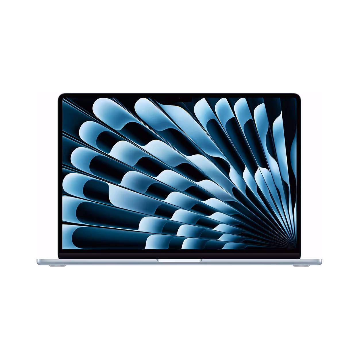 Apple MacBook Air 2025 [15", M4 Chip, 24 GB RAM, 512 GB SSD, 10-Core GPU, Sky Blue, MC7D4SM/A] MacBook Air 15" – Blue Sky