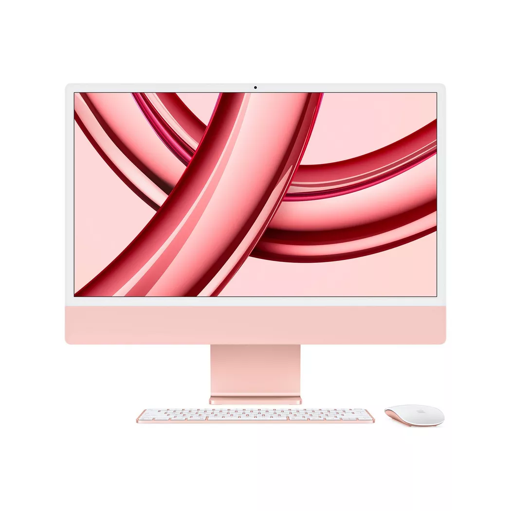 Apple - iMac 24'' M3/8C CPU/8C GPU/256, Mac, Pink, 256 GB