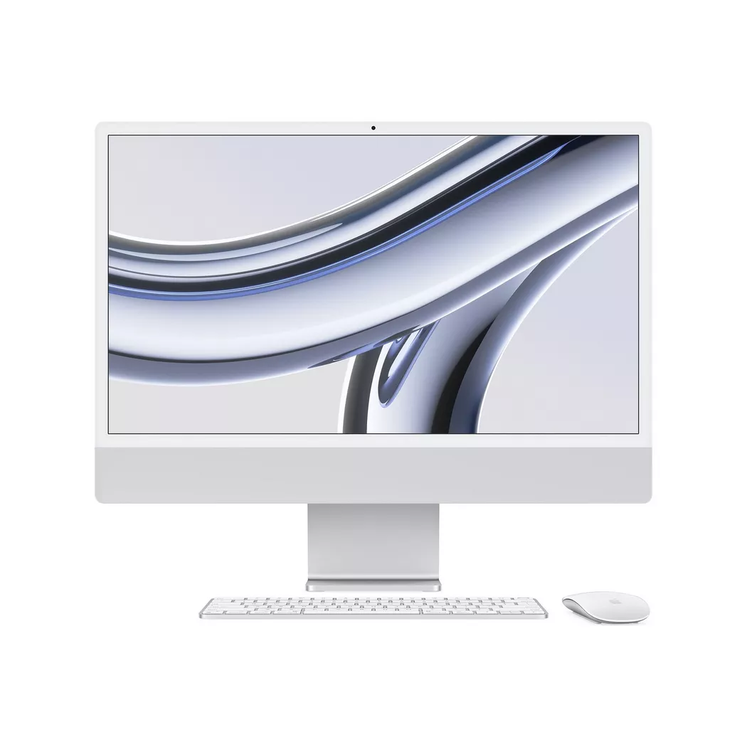 Apple - iMac 24'' M3/8C CPU/8C GPU/512, Mac, Silber, 512 GB
