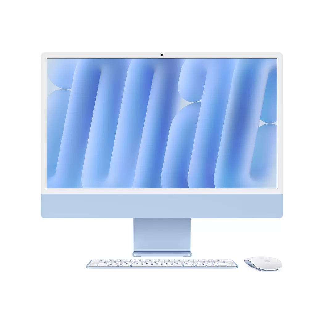 Apple - iMac 24'' M4/10C CPU/10C GPU/512, Mac, Blau, 512 GB