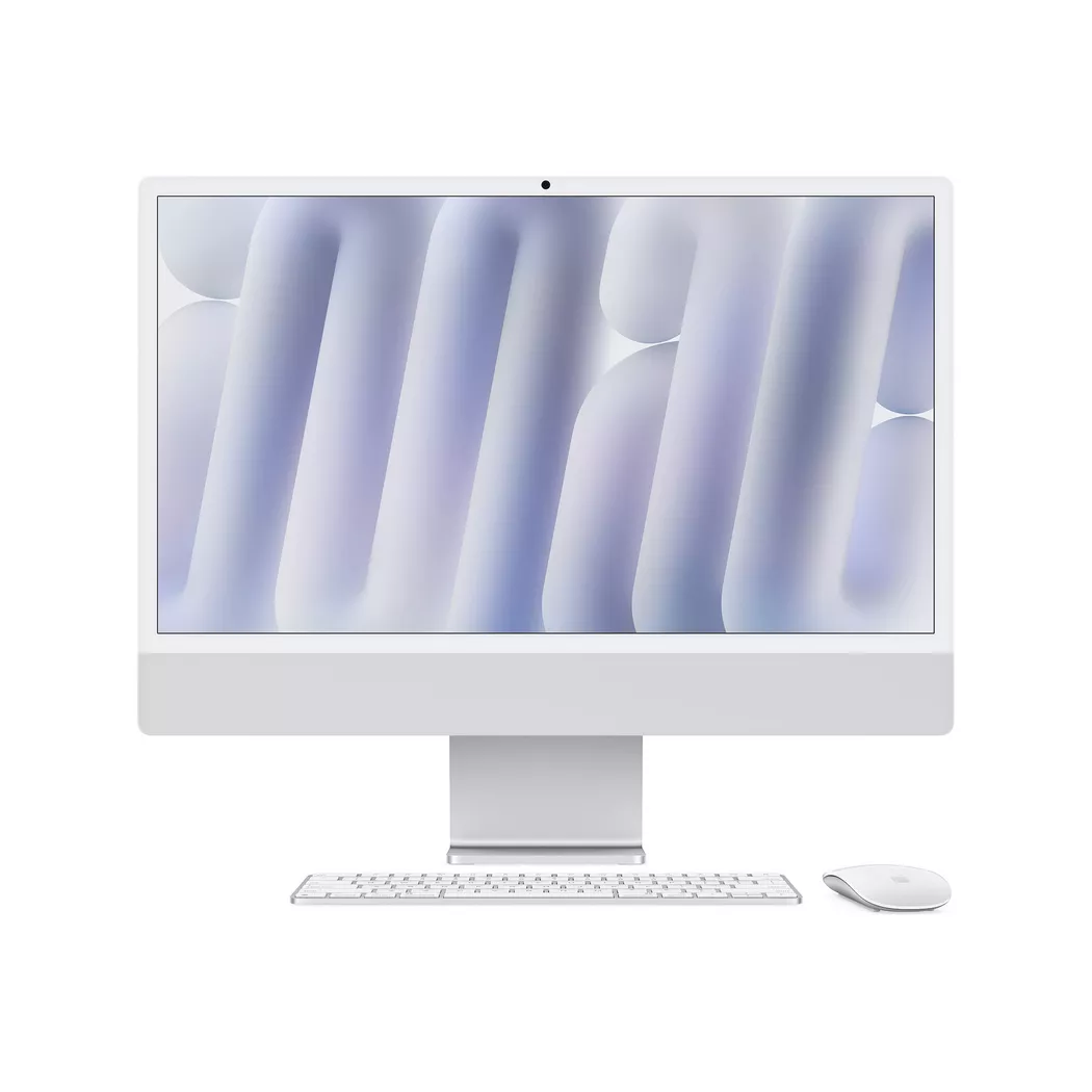 Apple - iMac 24'' M4/10C CPU/10C GPU/512, Mac, Silber, 512 GB
