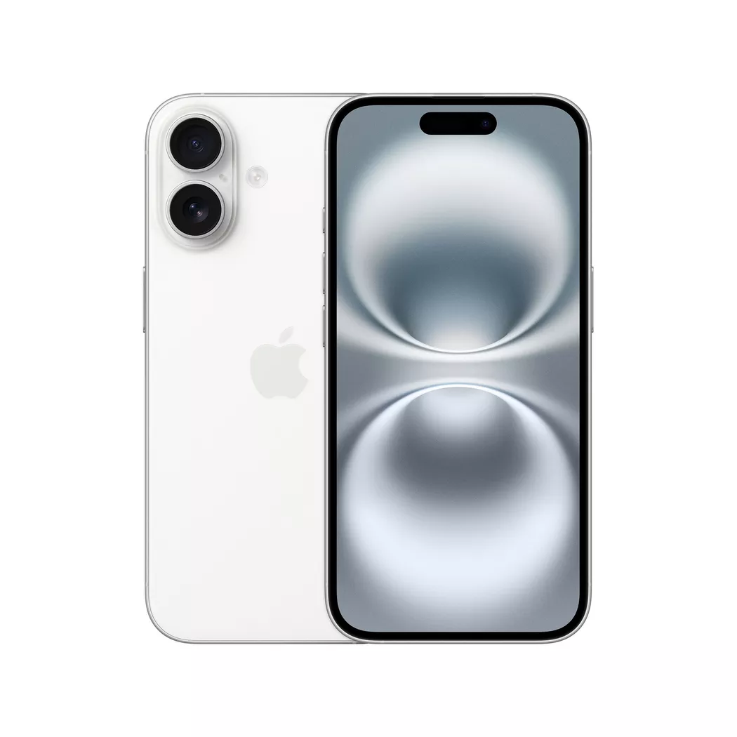 Apple - iPhone 16 (128 GB), Smartphone, Weiss, 128 GB