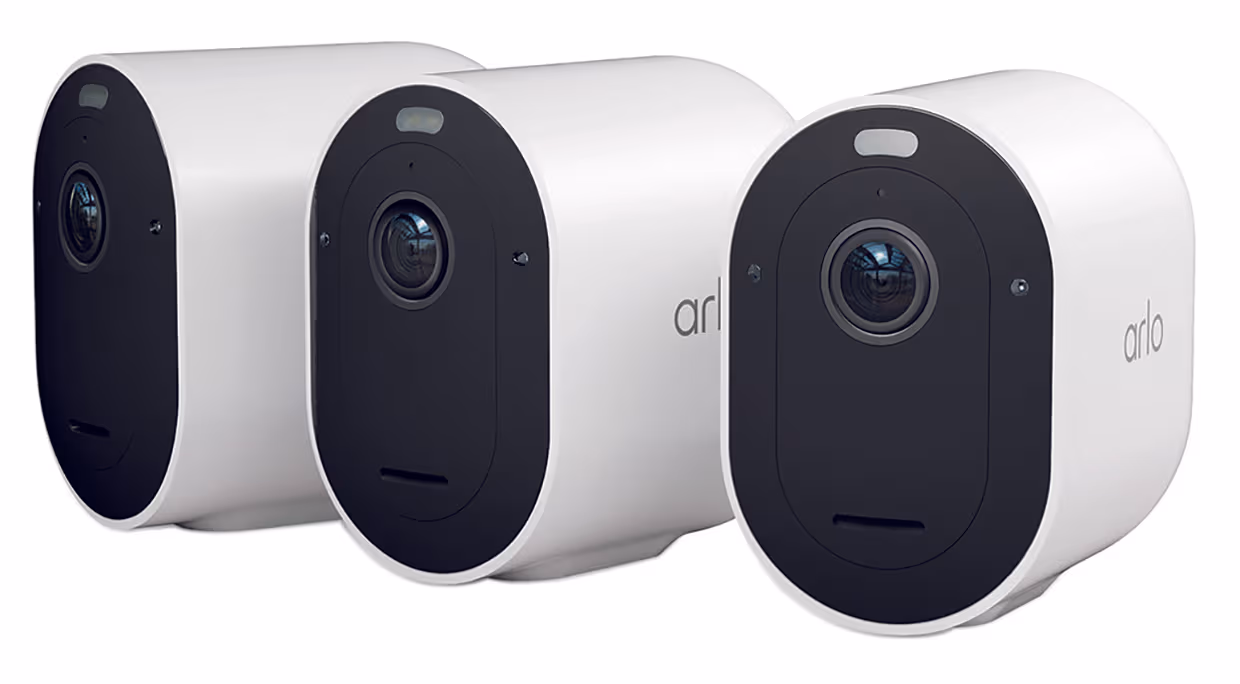 Arlo Pro 5 Security 3St Netzwerkkamera – Überwachungskamera – Weiss
