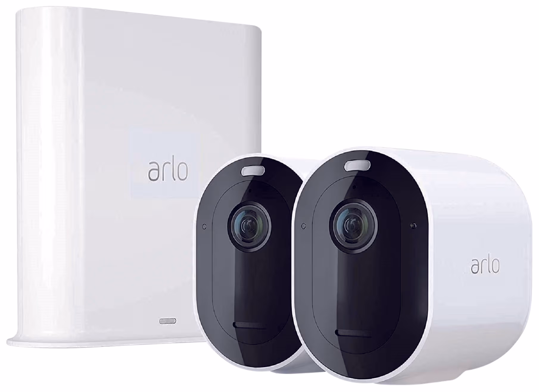 Arlo Ultra 2 VMS5240-200EUS 2er-Set Netzwerkkamera VMS5240-200EUS – Überwachungskamera – Weiss