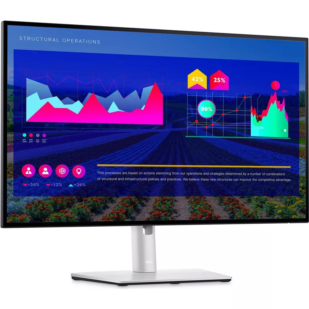 Dell - U2722d (27", Qhd ), Silber