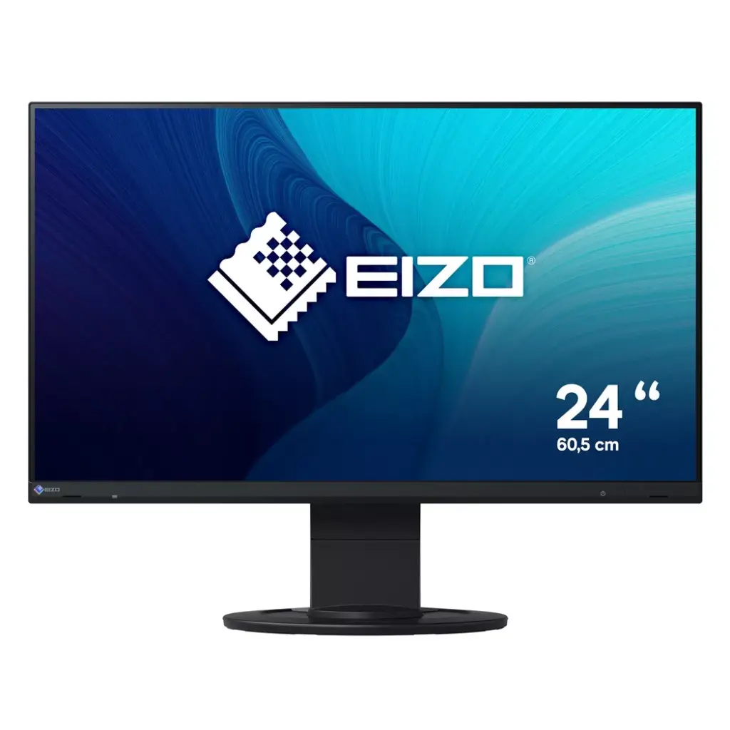 EIZO - FlexScan EV2460-BK LED display 60,5 cm (23.8") 1920 x 1080 Pixel Full HD Schwarz, Schwarz