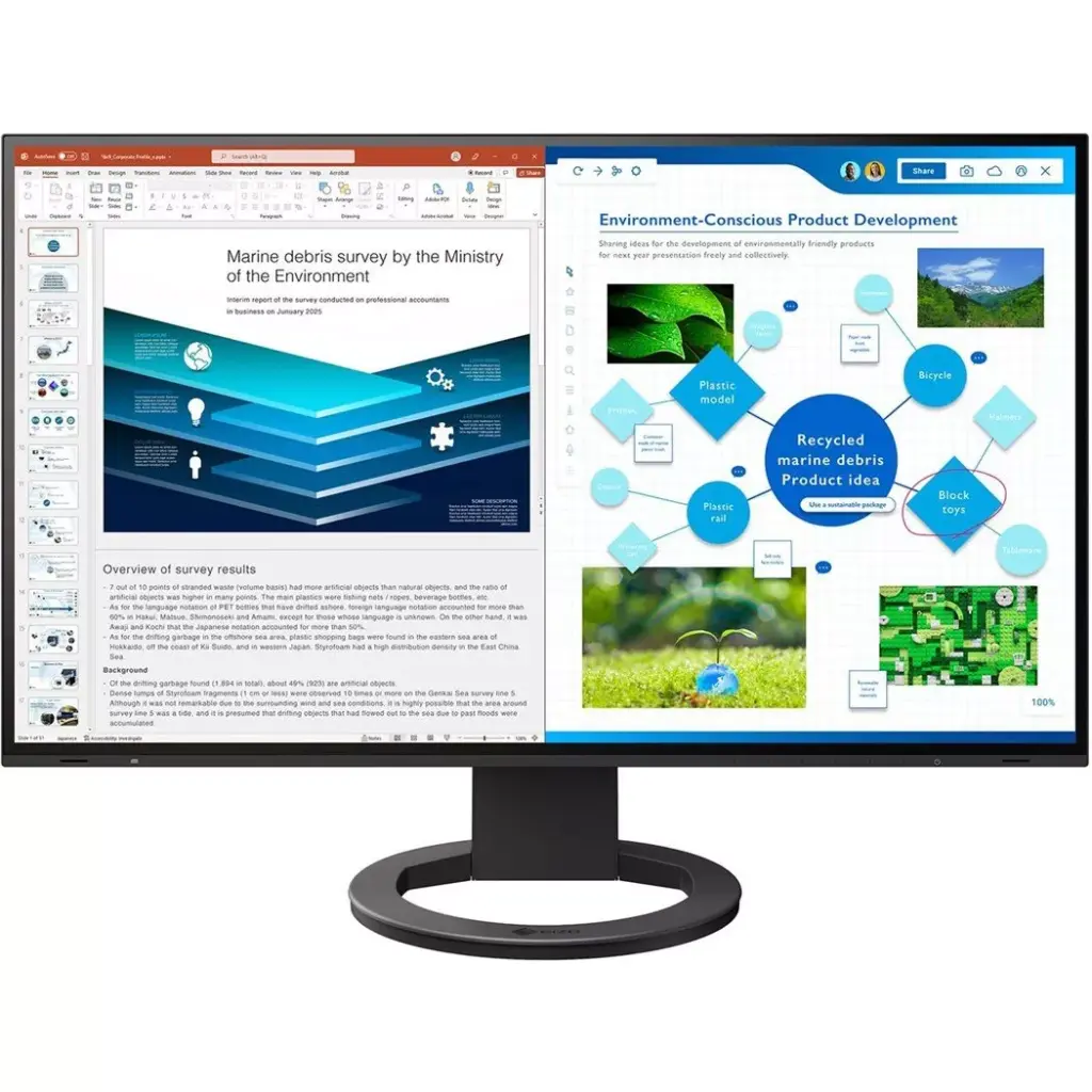 EIZO - Monitor EV2781 Swiss Edition, Schwarz