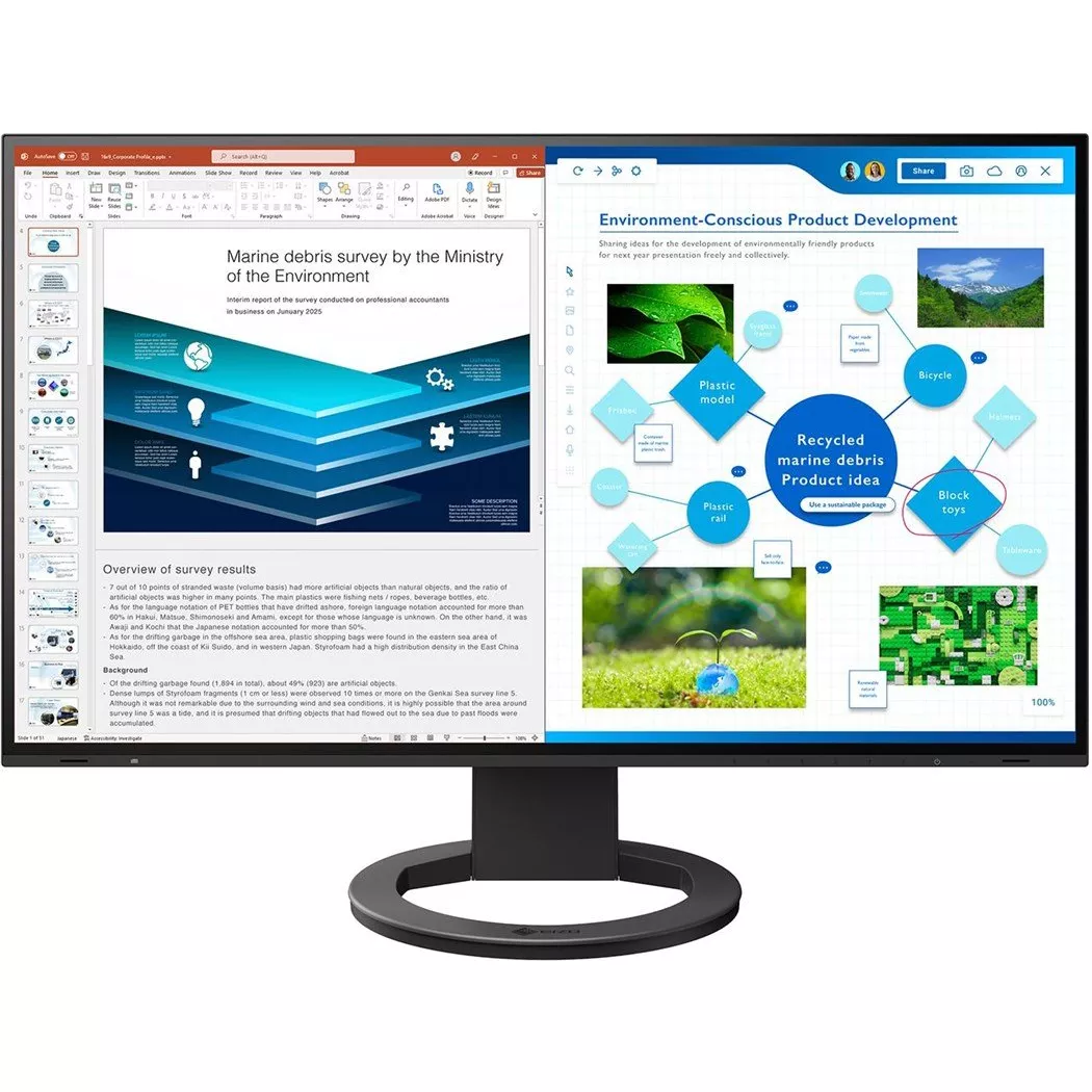 EIZO - Monitor EV2781 Swiss Edition, Schwarz