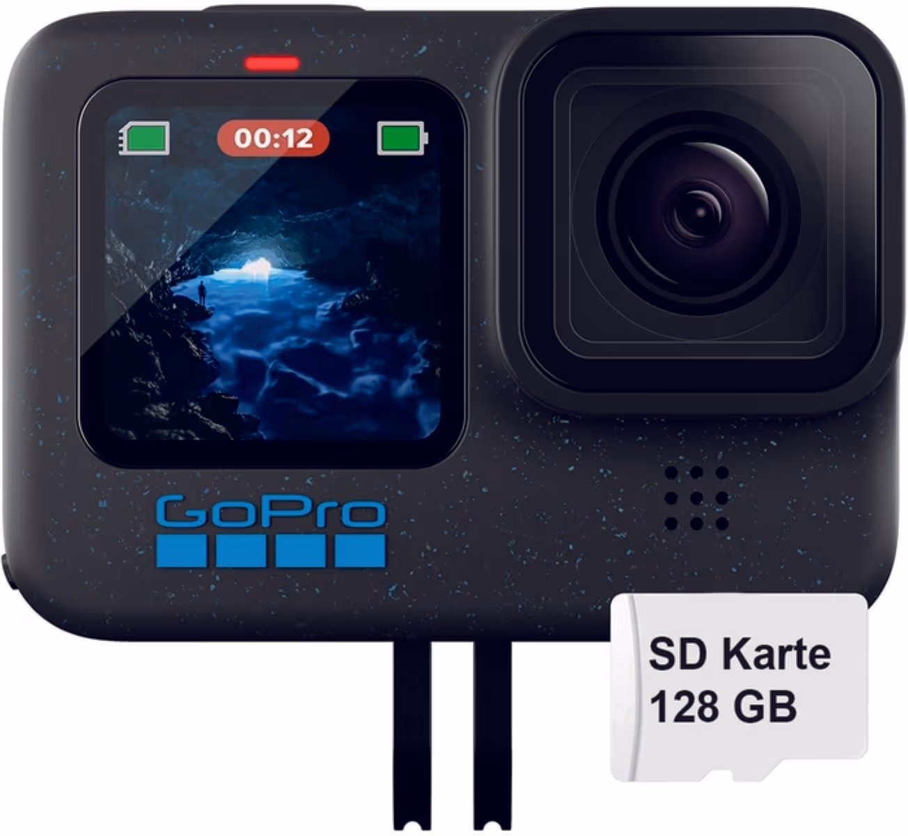 GoPro HERO12 Black + MicroSD 128GB - 60p, 5.3K Action Cam – Action Cam/GoPro