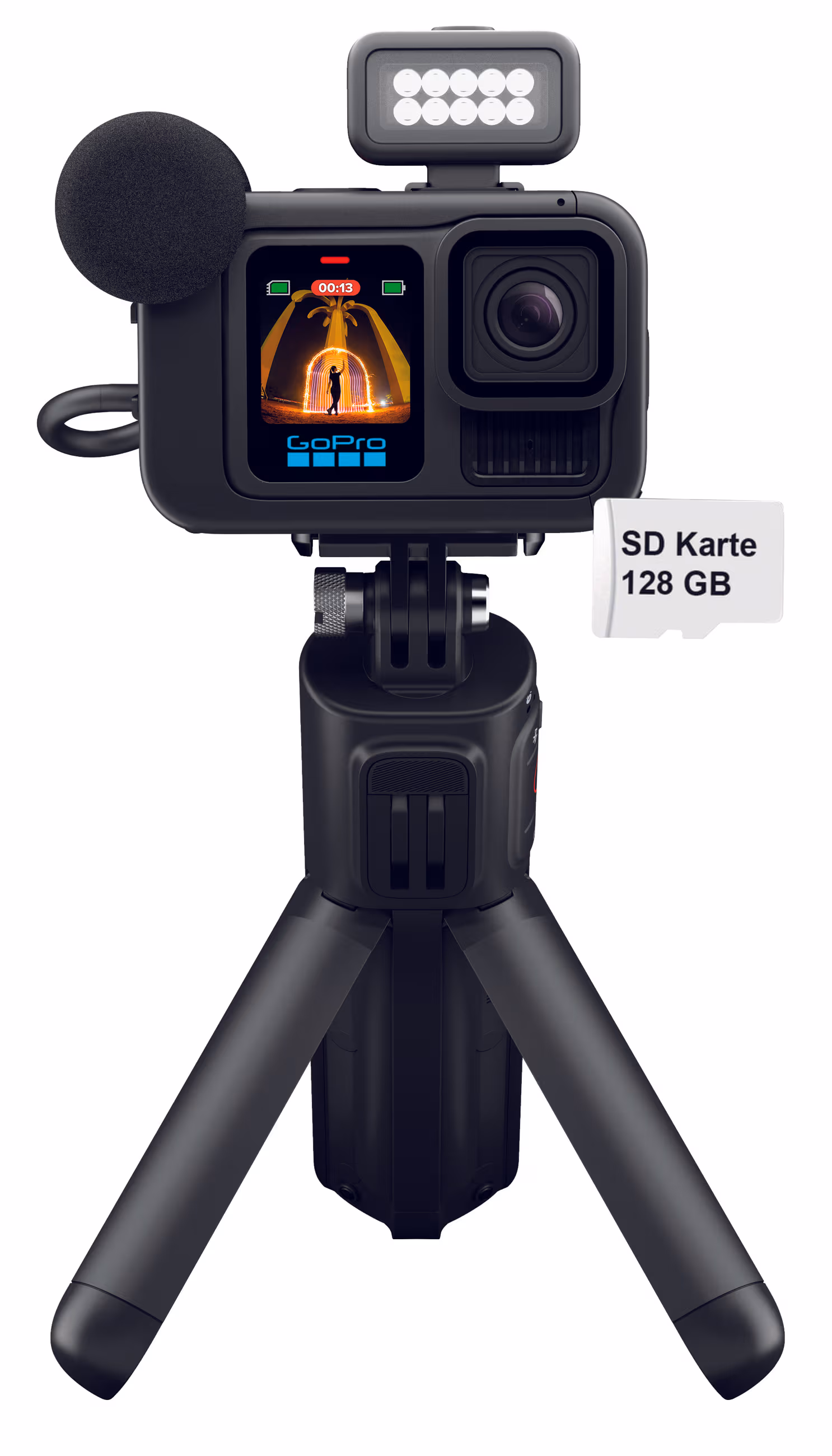 GoPro HERO13 Black Creator Edition + 128GB microSD Action Cam – Action Cam/GoPro