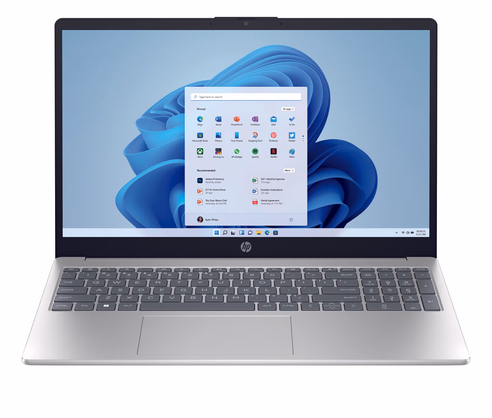 HP Laptop 15-fc0655nz 15.6", AMD Ryzen 7-7730U, 16 GB RAM, 1 TB SSD, AMD Radeon Integrated Graphics 15.6" Notebook – Silber