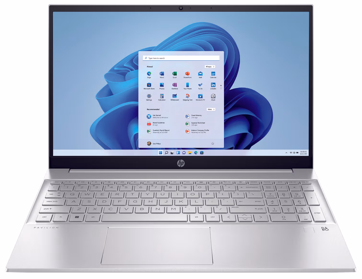 HP Laptop Pavilion 15-eh3655nz 15.6", AMD Ryzen™ 7, 16 GB RAM, 1 TB SSD 15.6" Notebook – Silber