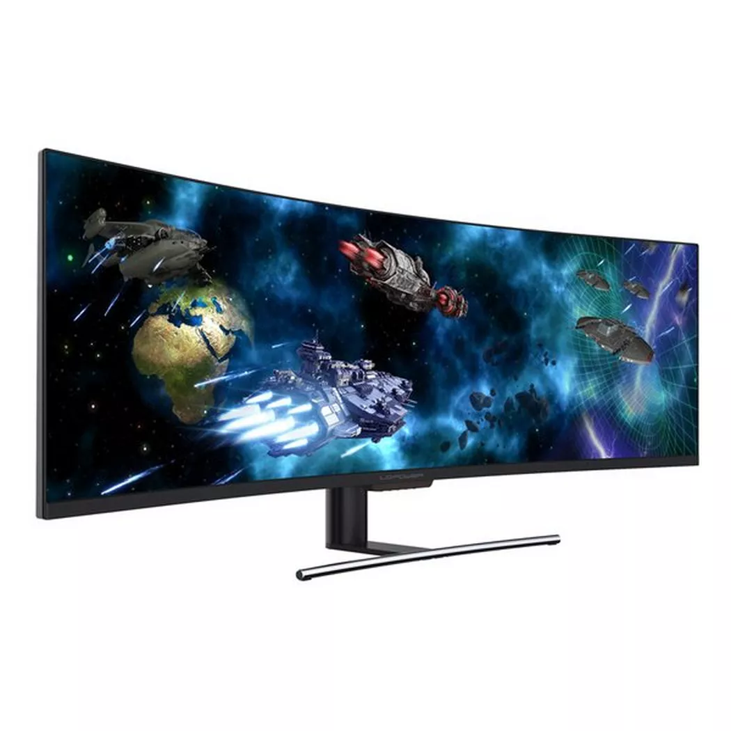 LC-POWER - LC-M49-DFHD-144-C-Q LED display 124,5 cm (49 Zoll) 3840 x 1080 Pixel UltraWide Full HD QLED Schwarz, 40