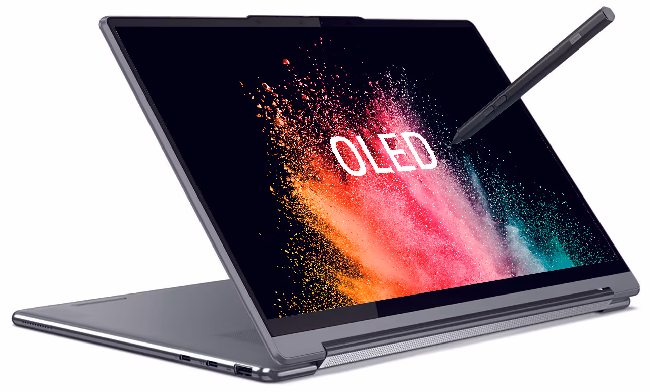 Lenovo Convertible Laptop Yoga 9 14IRP8 inkl. Precision Pen 14", Intel Core i7, 16 GB RAM, 1 TB SSD 14" Convertible Notebook – Grau