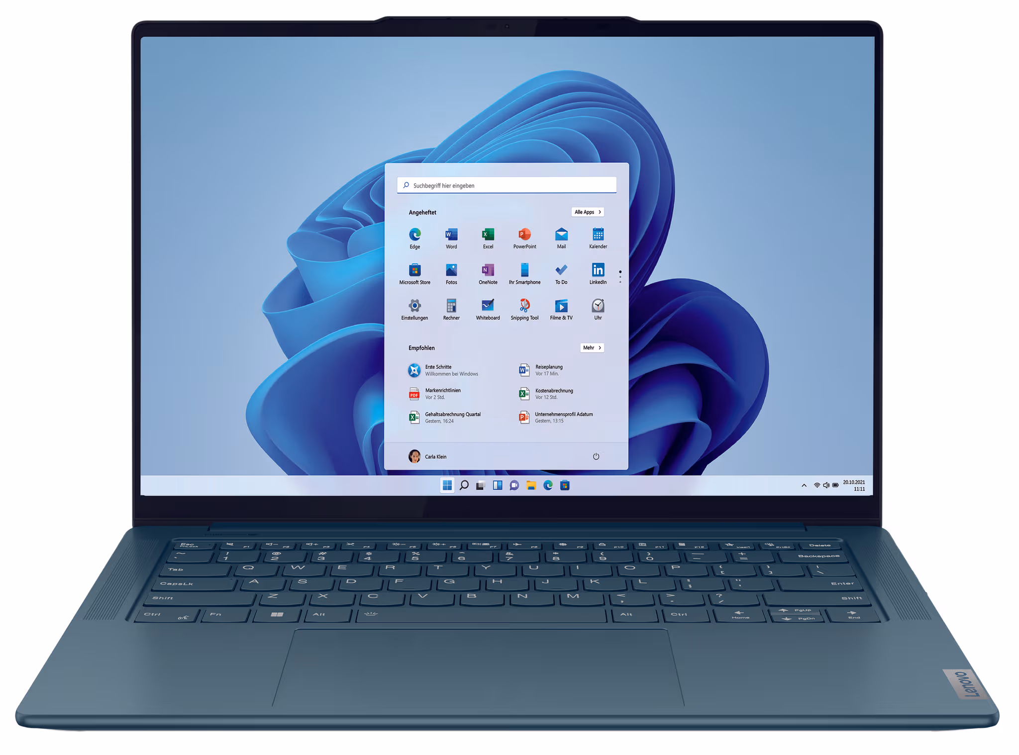 Lenovo Laptop Yoga Pro 7 14IMH9 14.5", Intel® Core™ Ultra 7, 16 GB RAM, 1 TB SSD, NVIDIA® GeForce RTX™ 4050 14.5" Notebook – Blau