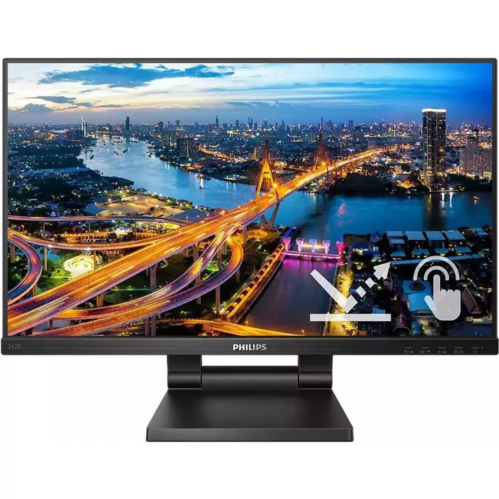 Philips - 242b1tc (24", Fhd), Schwarz, 40 x cm