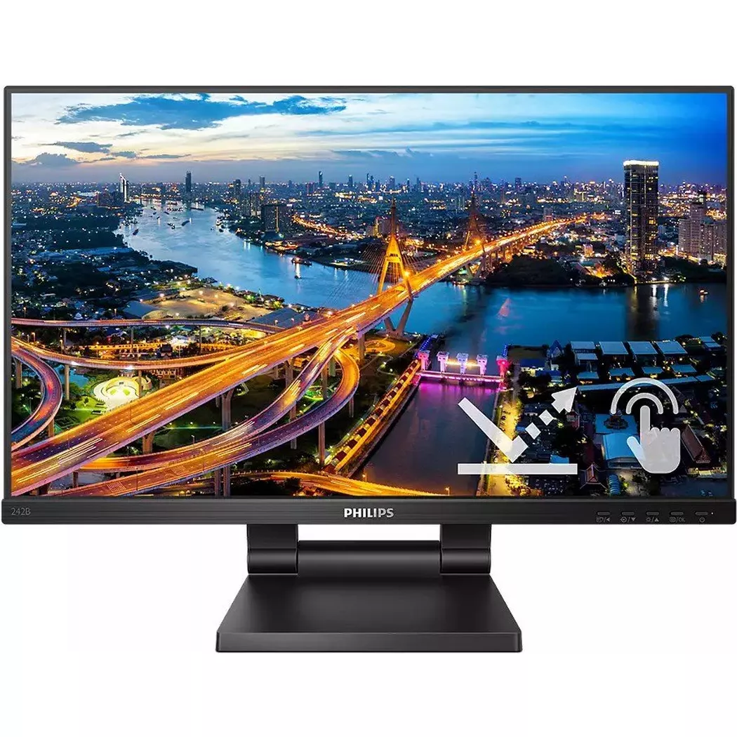 Philips - 242b1tc (24", Fhd), Schwarz, 40 x cm