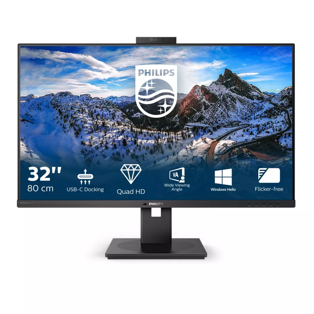 Philips - 326p1h (32", Wqhd), Schwarz