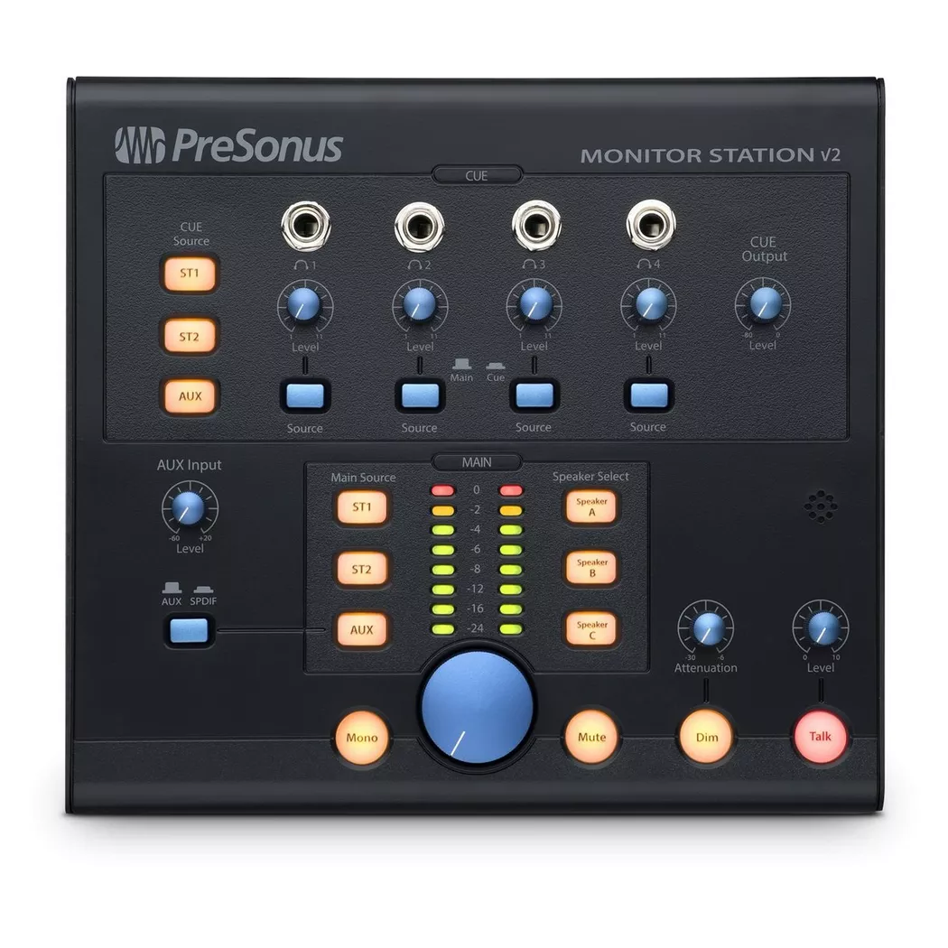 PreSonus - Monitor Station V2 10 65000 Hz Schwarz, Schwarz
