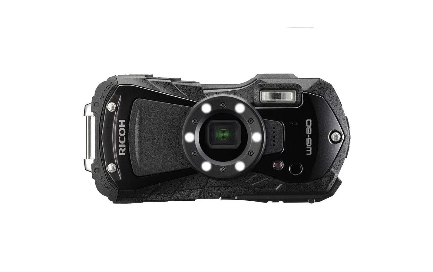 Ricoh Outdoor-Kamera »WG-80 Schwarz«, 16 MP