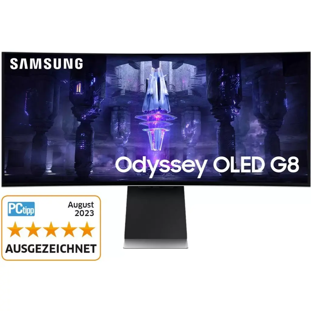 Samsung - Odyssey G8 S34BG850SU (34", UWQHD), Silber